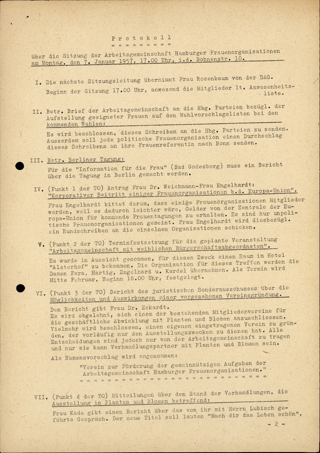 AHF MV Protokoll 7.1.1957