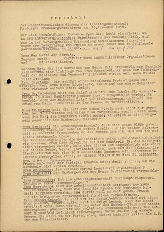 AHF MV Protokoll 16.11.1953