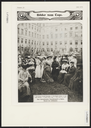 3. Internationaler Frauenkongress in Berlin vom 12. bis 19. Juni 1904