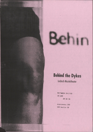Behind the Dykes ...\[W9]\Lesbisch Musiktheater