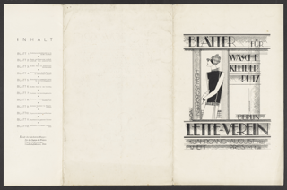 Blätter für Wäsche, Kleider und Putz. Jahrgang 1 (1927/28) 1-12