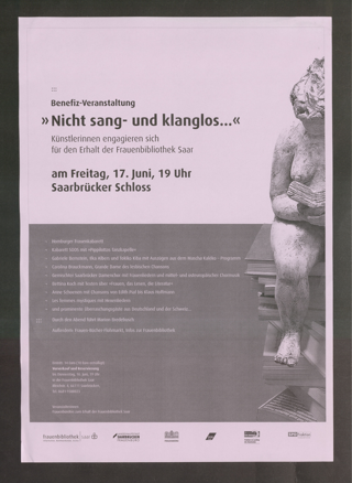 Benefiz-Veranstaltung "Nicht sang- und klanglos…"