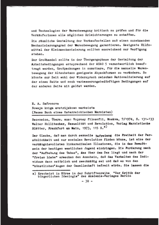 Rezension. Hollitscher, Walter: Sexualität und Revolution, Frankfurt am Main 1973