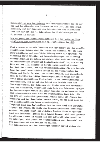 Zur Frauenpolitik : Auszüge aus dem Referat am 6.2.1987