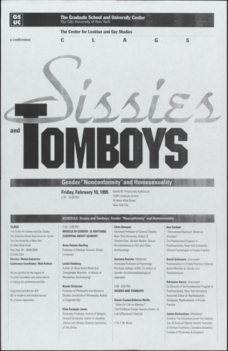 Sissies and Tornboys\[W9]\Gender "Nonconformity" and Homosexuality