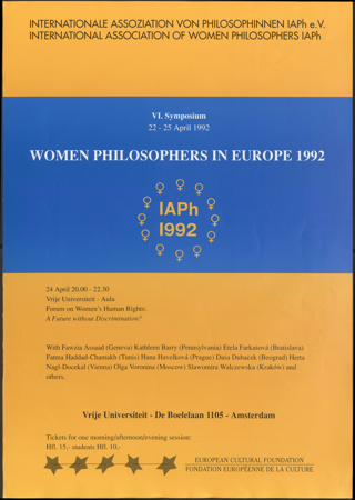 International Association of Women Philosophers\[W9]\Internationale Association von Philosophinnen