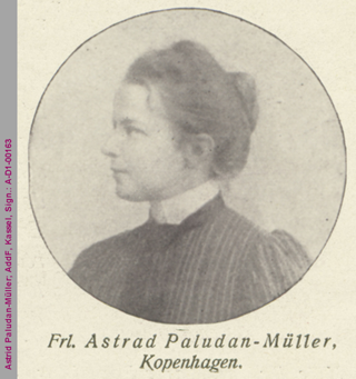 Porträt von Astrid Paludan-Müller
