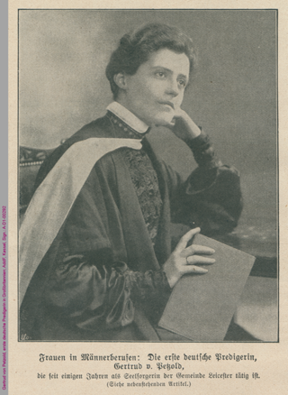 Gertrud von Petzold, erste deutsche Predigerin in Großbritannien