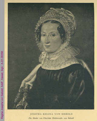 Porträt von Regina Josepha von Siebold