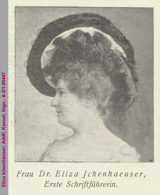 Porträt von Eliza Ichenhäuser