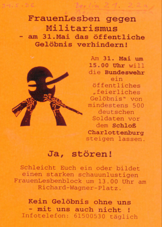 Öffentliches Gelöbnis von Bundeswehrsoldaten vor dem Schloß Charlottenburg