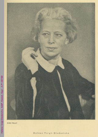Porträt von Helene Voigt-Diederichs