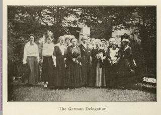 Deutsche Delegation, Internationaler Frauenkongress, Zürich 1919
