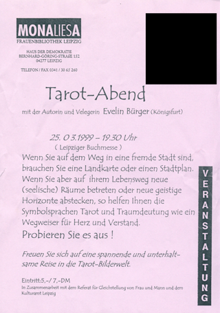 Evelin Bürger: Tarot-Abend