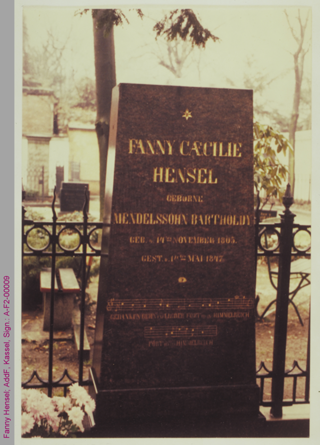 Grabstätte von Fanny Hensel in Berlin