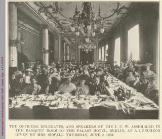 Bankett im Berliner Palasthotel, Internationaler Frauenkongress 1904