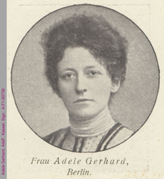 Porträt von Adele Gerhard