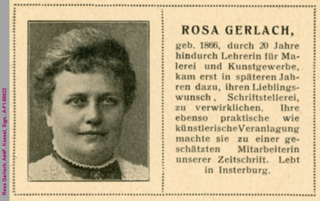 Porträt von Rosa Gerlach
