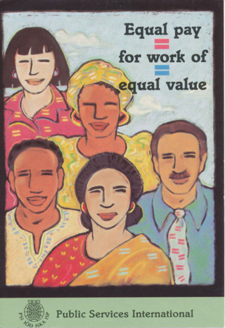 Kampagne für Lohngleichheit anläßlich des Internationalen Frauentages