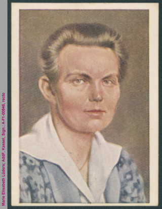 Porträt von Marie Elisabeth Lüders
