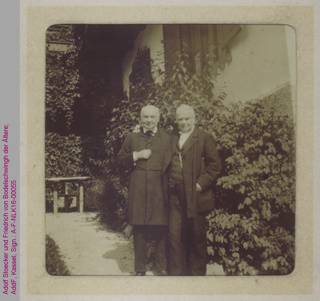 Adolf Stoecker und Friedrich von Bodelschwingh der Ältere