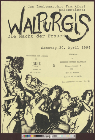 Das Lesbenarchiv Frankfurt präsentiert: Walpurgis  -  Die Nacht der Frauen